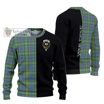 Whitelaw Tartan Ugly Sweater with Family Crest and Half Of Me Style Unisex - Tartan Vibes Clothing