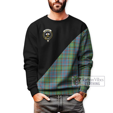 Whitelaw Tartan Sweatshirt with Family Crest and Military Logo Style Unisex - Tartan Vibes Clothing