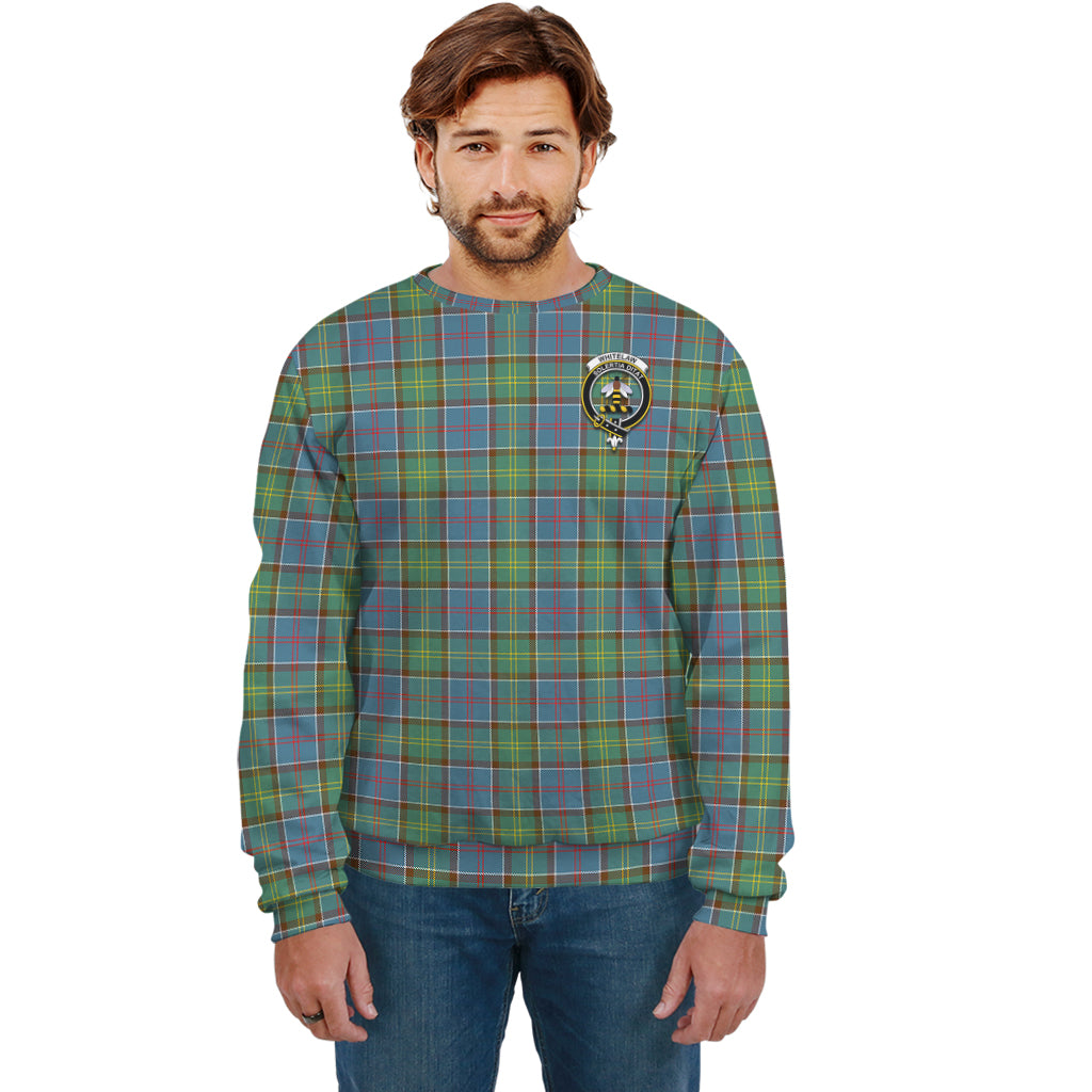 Whitelaw Tartan Sweatshirt with Family Crest Unisex - Tartan Vibes Clothing