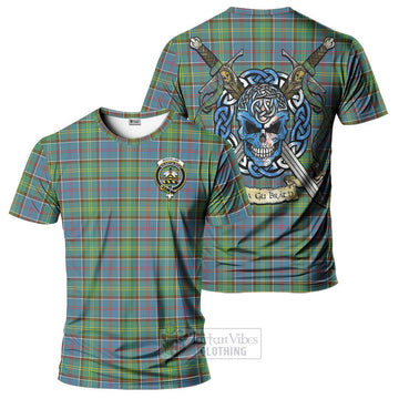 Whitelaw Tartan T-Shirt with Family Crest Celtic Skull Style Kid's Shirt - Tartan Vibes Clothing