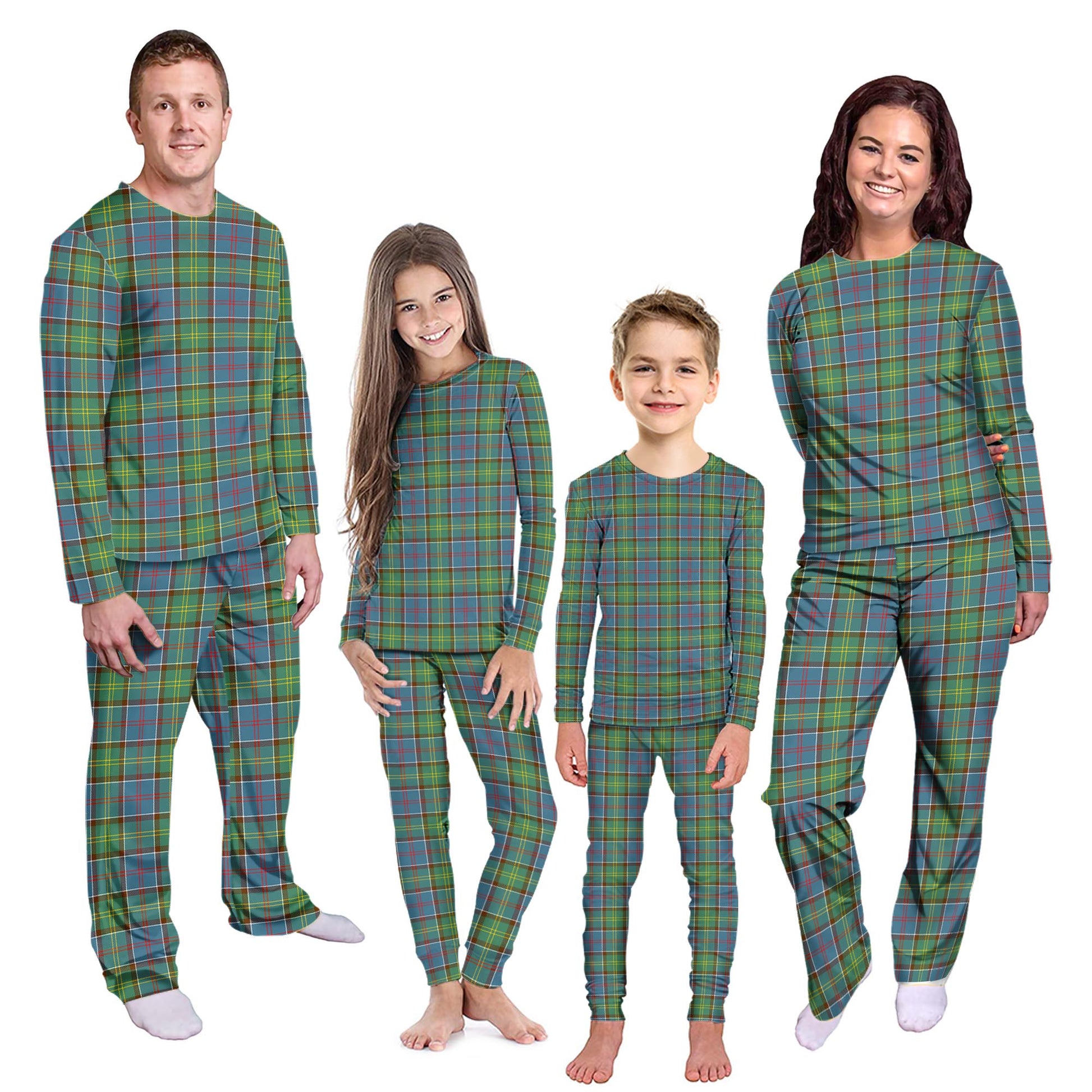 Whitelaw Tartan Pajamas Family Set Kid - Tartan Vibes Clothing