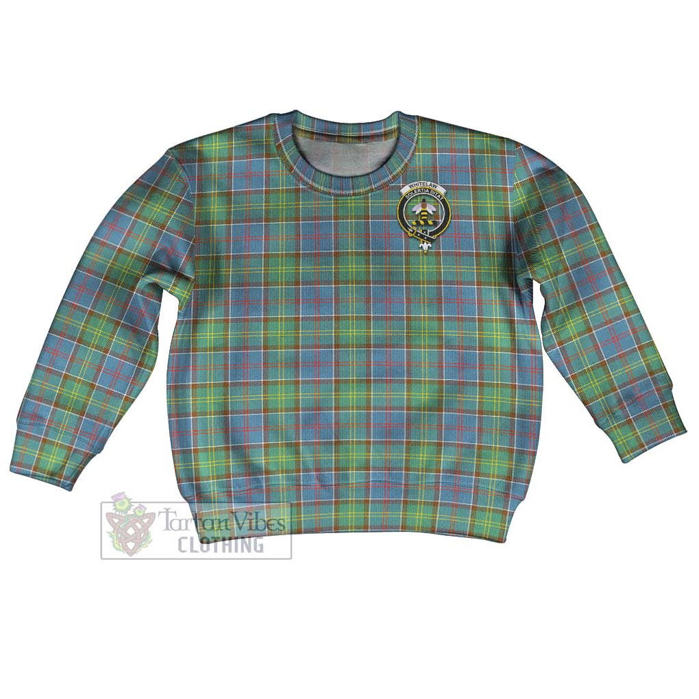 Whitelaw Tartan Kid Ugly Sweater with Family Crest Kid - Tartan Vibes Clothing