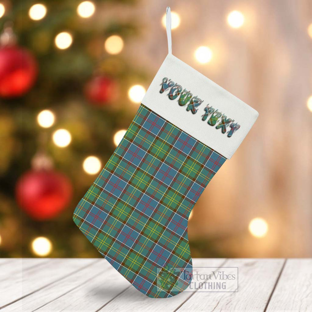 Whitelaw Tartan Christmas Stocking with Personalized Text - Tartan Vibes Clothing