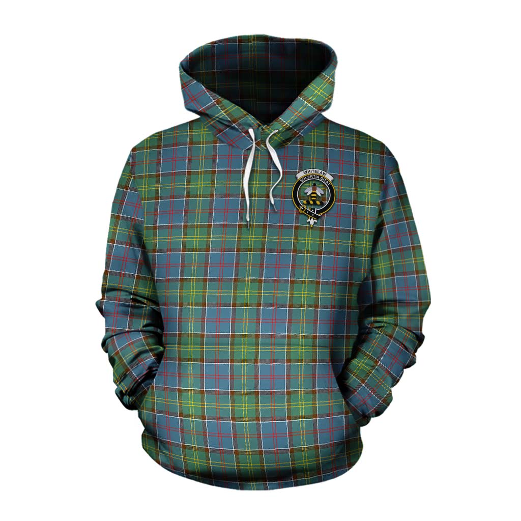 Whitelaw Tartan Cotton Hoodie with Family Crest Celtic Skull Style Pullover Hoodie XS - Tartan Vibes Clothing