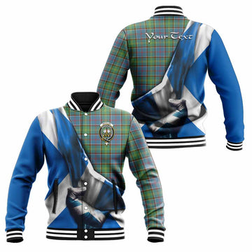 Whitelaw Tartan Baseball Jacket with Family Crest Scotland Patriotic Style Unisex - Tartan Vibes Clothing