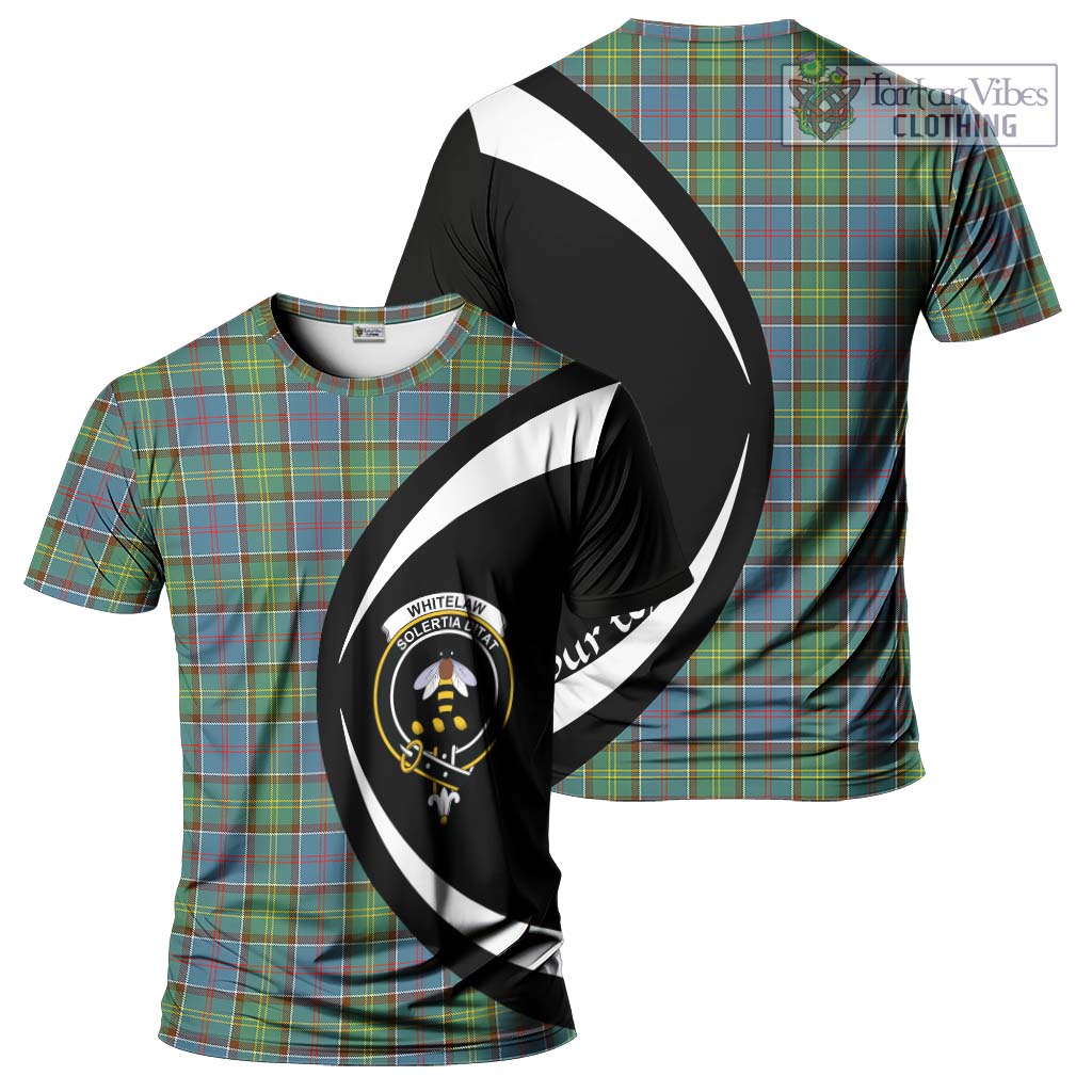Whitelaw Tartan T-Shirt with Family Crest Circle Style Kid's Shirt - Tartan Vibes Clothing