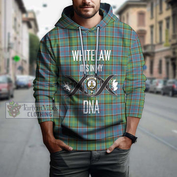 Whitelaw Tartan Hoodie with Family Crest DNA In Me Style Pullover Hoodie - Tartan Vibes Clothing