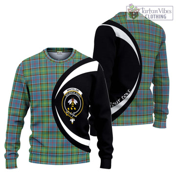Whitelaw Tartan Ugly Sweater with Family Crest Circle Style Unisex - Tartan Vibes Clothing