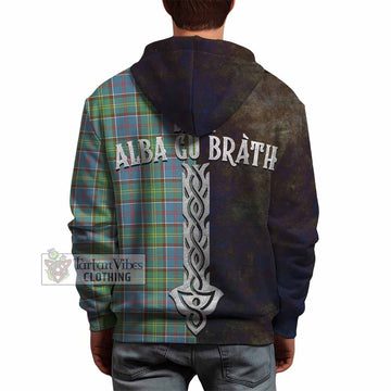 Whitelaw Tartan Family Crest Hoodie Alba Gu Brath Be Brave Lion Ancient Style