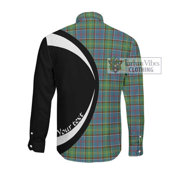 Whitelaw Tartan Long Sleeve Button Up with Family Crest Circle Style Men's Shirt - Tartan Vibes Clothing