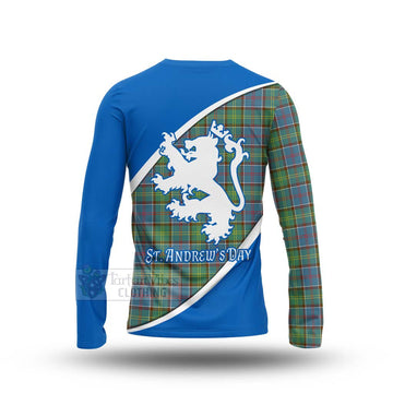 Whitelaw Family Crest Tartan Long Sleeve T-Shirt Celebrate Saint Andrew's Day in Style - Tartan Vibes Clothing