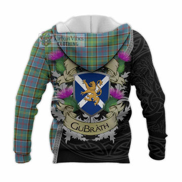 Whitelaw Tartan Family Crest Knitted Hoodie Lion Rampant Royal Thistle Shield Celtic Inspired - Tartan Vibes Clothing