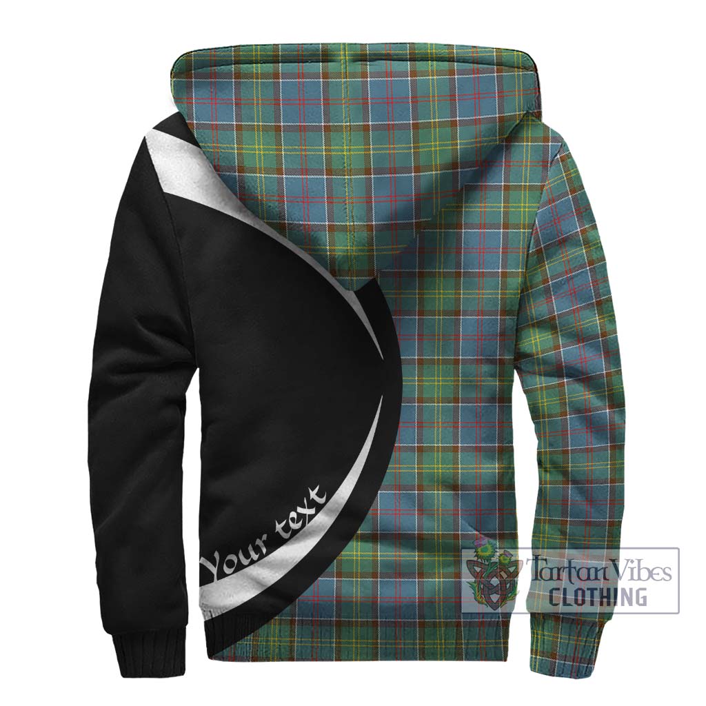 Whitelaw Tartan Sherpa Hoodie with Family Crest Circle Style - Tartan Vibes Clothing