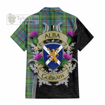 Whitelaw Tartan Family Crest Hawaiian Shirt Lion Rampant Royal Thistle Shield Celtic Inspired - Tartan Vibes Clothing