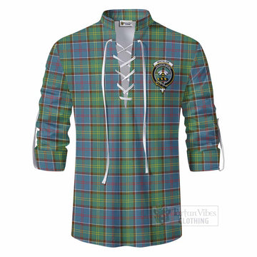 Whitelaw Tartan Ghillie Kilt Shirt with Family Crest DNA In Me Style - Tartan Vibes Clothing