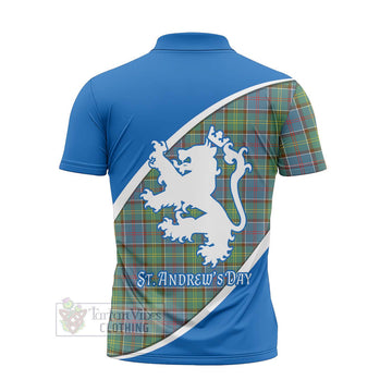 Whitelaw Family Crest Tartan Zipper Polo Shirt Celebrate Saint Andrew's Day in Style - Tartan Vibes Clothing