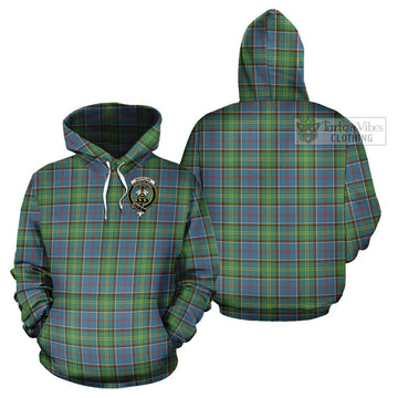 Whitelaw Tartan Cotton Hoodie with Family Crest - Tartan Vibes Clothing