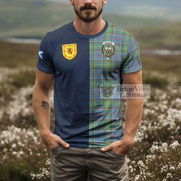 Whitelaw Tartan T-Shirt Alba with Scottish Lion Royal Arm Half Style - Tartan Vibes Clothing