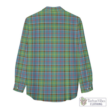 Whitelaw Tartan Womens Casual Shirt with Family Crest