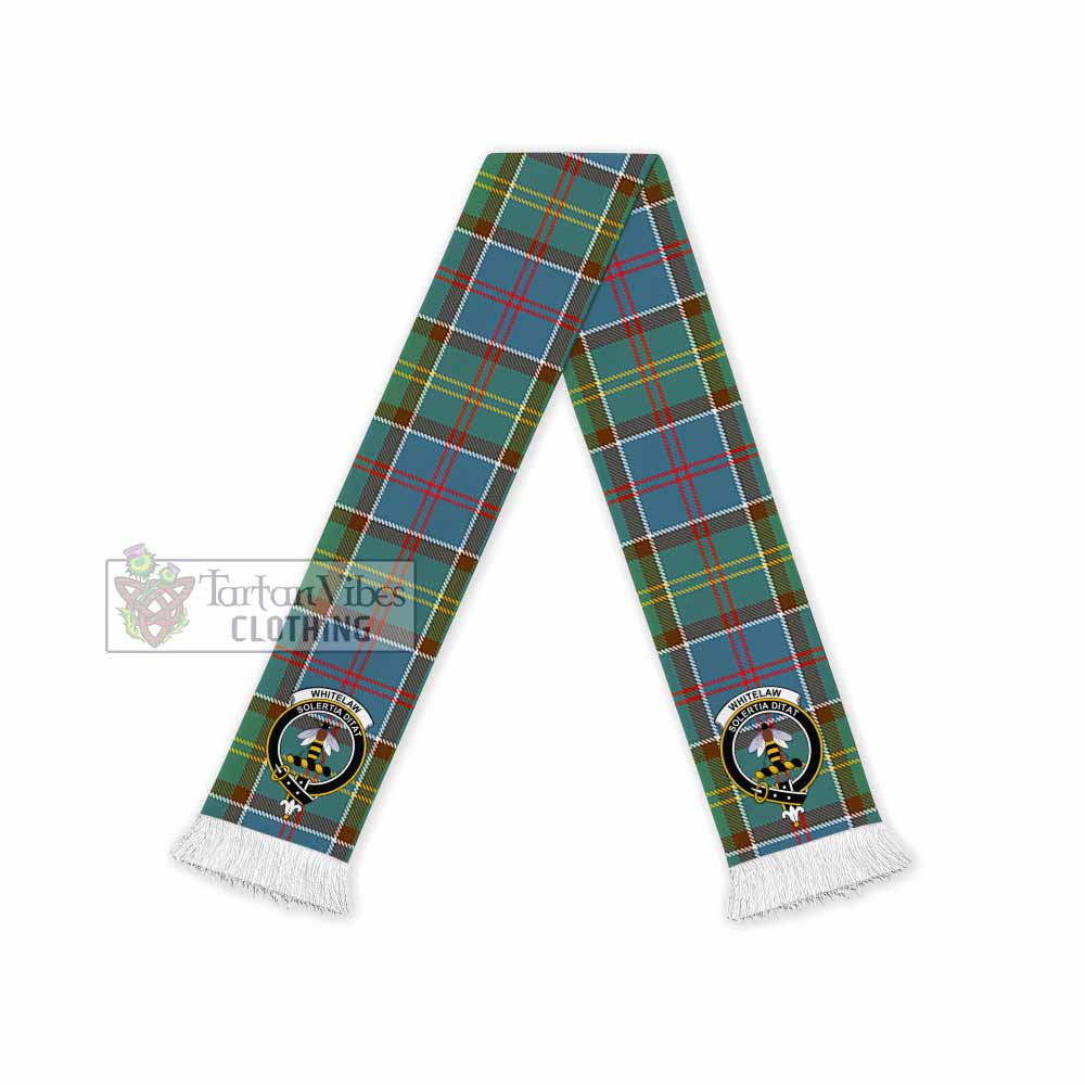 Whitelaw Tartan Ruffneck Scarf with Family Crest - Tartan Vibes Clothing