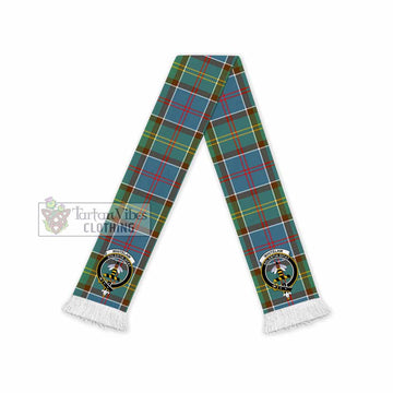 Tartan Vibes Clothing Whitelaw Tartan Ruffneck Scarf with Family Crest