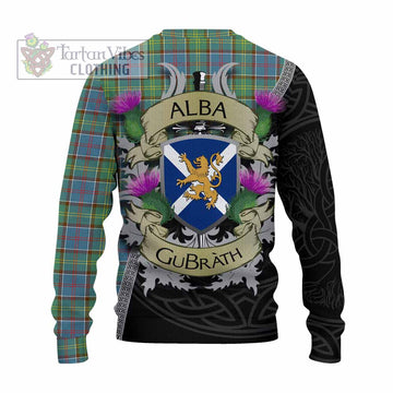 Whitelaw Tartan Family Crest Knitted Sweater Lion Rampant Royal Thistle Shield Celtic Inspired - Tartan Vibes Clothing