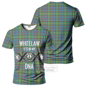 Whitelaw Tartan T-Shirt with Family Crest DNA In Me Style - Tartan Vibes Clothing