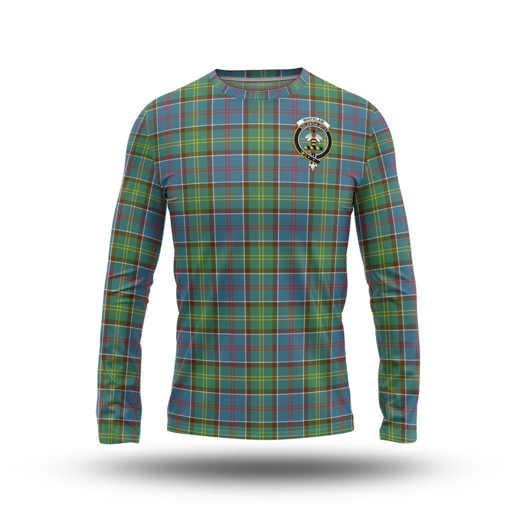Whitelaw Tartan Long Sleeve T-Shirt with Family Crest - Tartan Vibes Clothing