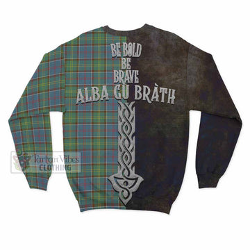 Whitelaw Tartan Family Crest Sweatshirt Alba Gu Brath Be Brave Lion Ancient Style
