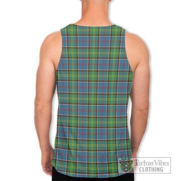 Whitelaw Tartan Men's Tank Top with Family Crest DNA In Me Style - Tartan Vibes Clothing