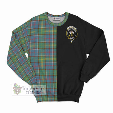 Whitelaw Tartan Sweatshirt with Family Crest and Half Of Me Style - Tartan Vibes Clothing