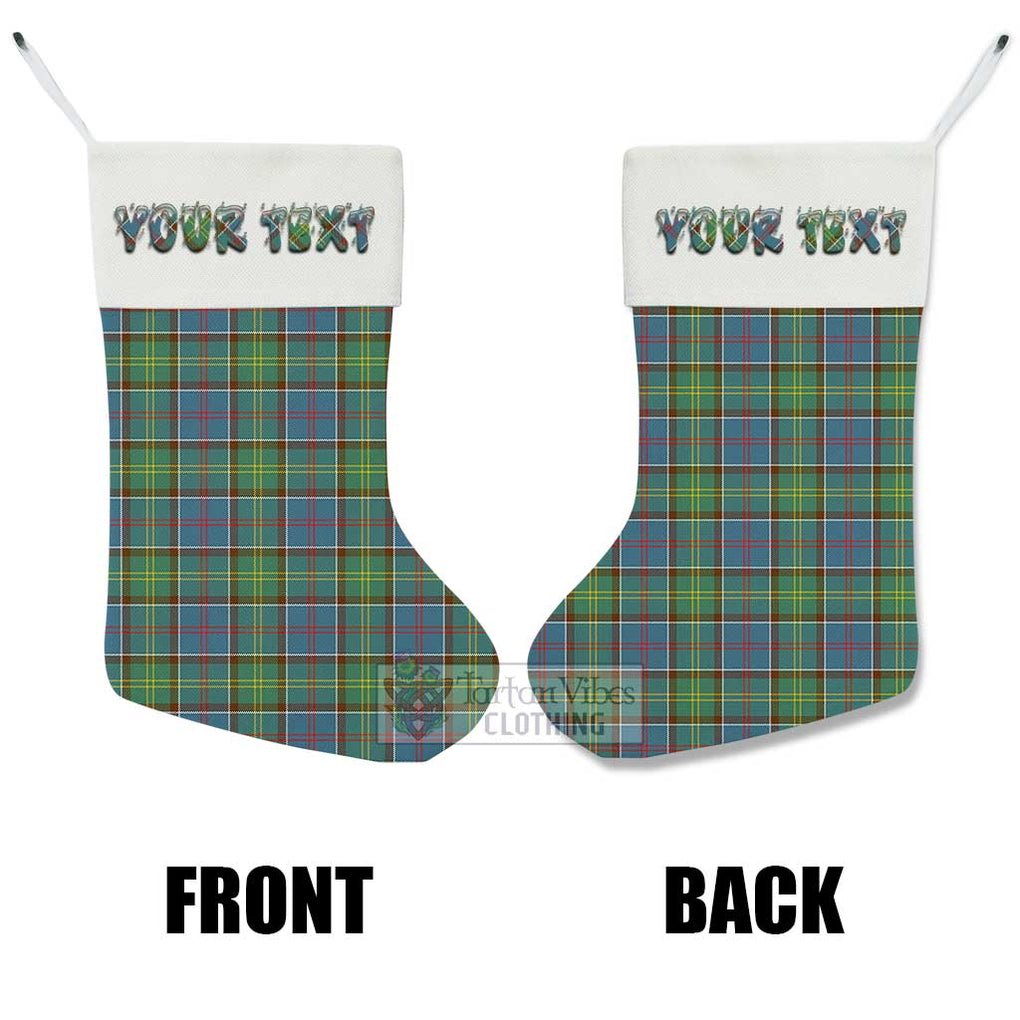 Whitelaw Tartan Christmas Stocking with Personalized Text - Tartan Vibes Clothing