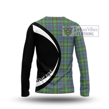Whitelaw Tartan Long Sleeve T-Shirt with Family Crest Circle Style - Tartan Vibes Clothing