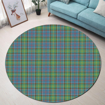 Whitelaw Tartan Round Rug - Tartan Vibes Clothing