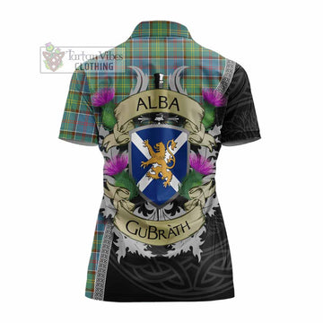 Whitelaw Tartan Family Crest Women's Polo Shirt Lion Rampant Royal Thistle Shield Celtic Inspired - Tartan Vibes Clothing