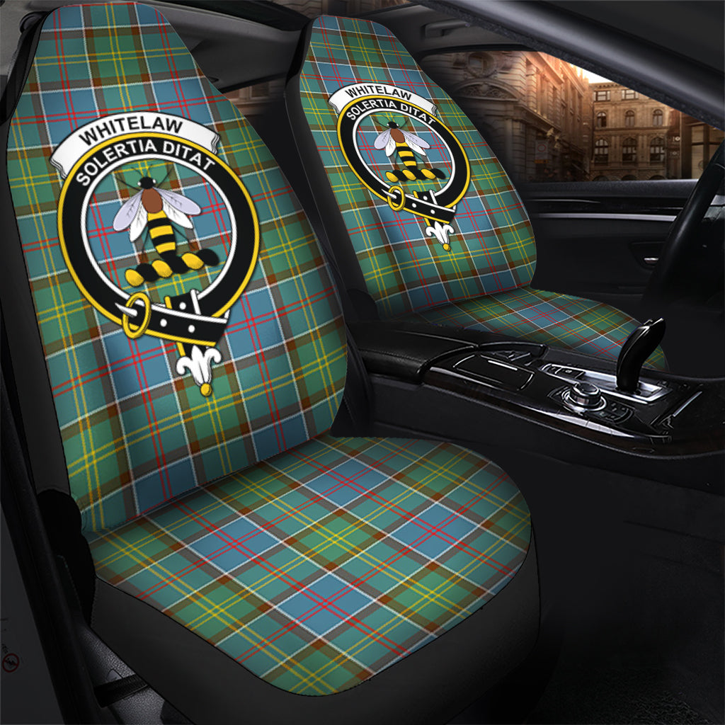 Whitelaw Tartan Car Seat Cover with Family Crest - Tartan Vibes Clothing