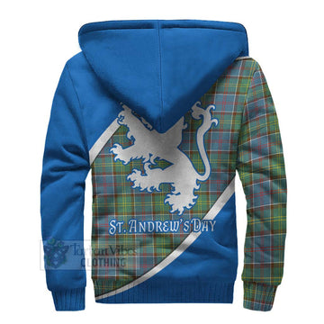 Whitelaw Family Crest Tartan Sherpa Hoodie Celebrate Saint Andrew's Day in Style - Tartan Vibes Clothing