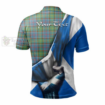 Tartan Vibes Clothing Whitelaw Tartan Polo Shirt with Family Crest Scotland Patriotic Style