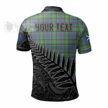 Whitelaw Crest Tartan Polo Shirt with New Zealand Silver Fern Half Style - Tartan Vibes Clothing