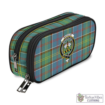 Whitelaw Tartan Pen and Pencil Case with Family Crest - Tartan Vibes Clothing