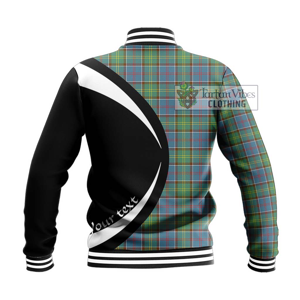 Whitelaw Tartan Baseball Jacket with Family Crest Circle Style - Tartan Vibes Clothing