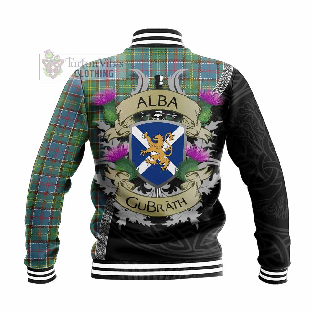 Whitelaw Tartan Family Crest Baseball Jacket Lion Rampant Royal Thistle Shield Celtic Inspired - Tartan Vibes Clothing