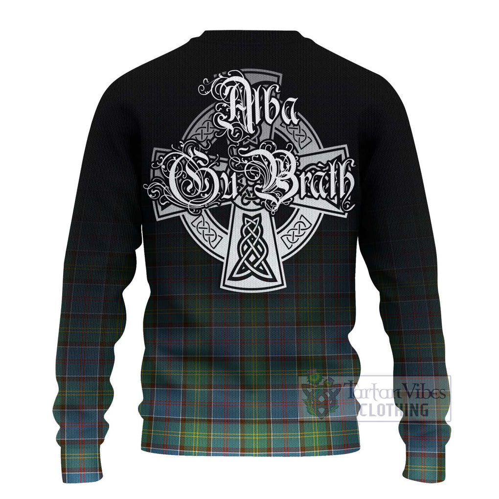 Whitelaw Tartan Ugly Sweater Featuring Alba Gu Brath Family Crest Celtic Inspired - Tartan Vibes Clothing
