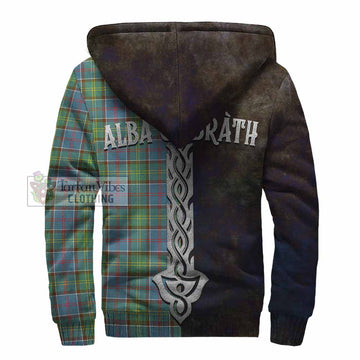 Whitelaw Tartan Family Crest Sherpa Hoodie Alba Gu Brath Be Brave Lion Ancient Style