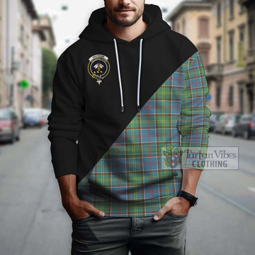 Whitelaw Tartan Hoodie with Family Crest and Military Logo Style - Tartan Vibes Clothing