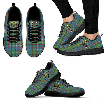 Whitelaw Tartan Sneakers with Family Crest