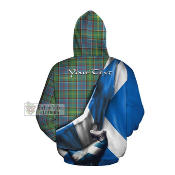 Whitelaw Tartan Cotton Hoodie with Family Crest Scotland Patriotic Style Pullover Hoodie - Tartan Vibes Clothing