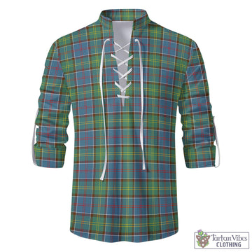 Whitelaw Tartan Men's Scottish Traditional Jacobite Ghillie Kilt Shirt - Tartan Vibes Clothing
