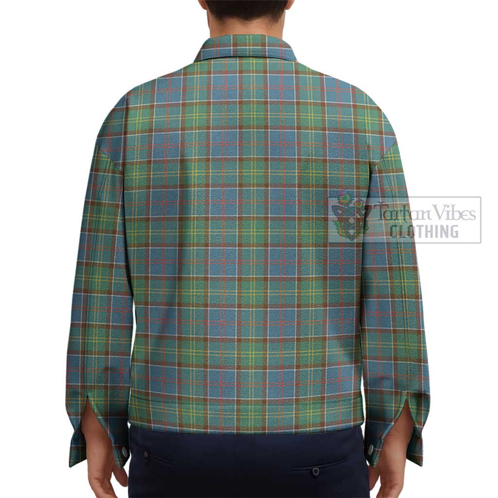 Whitelaw Tartan Unisex Lapel Cotton Jacket - Tartan Vibes Clothing