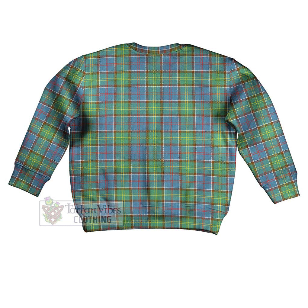 Whitelaw Tartan Kid Ugly Sweater with Family Crest - Tartan Vibes Clothing